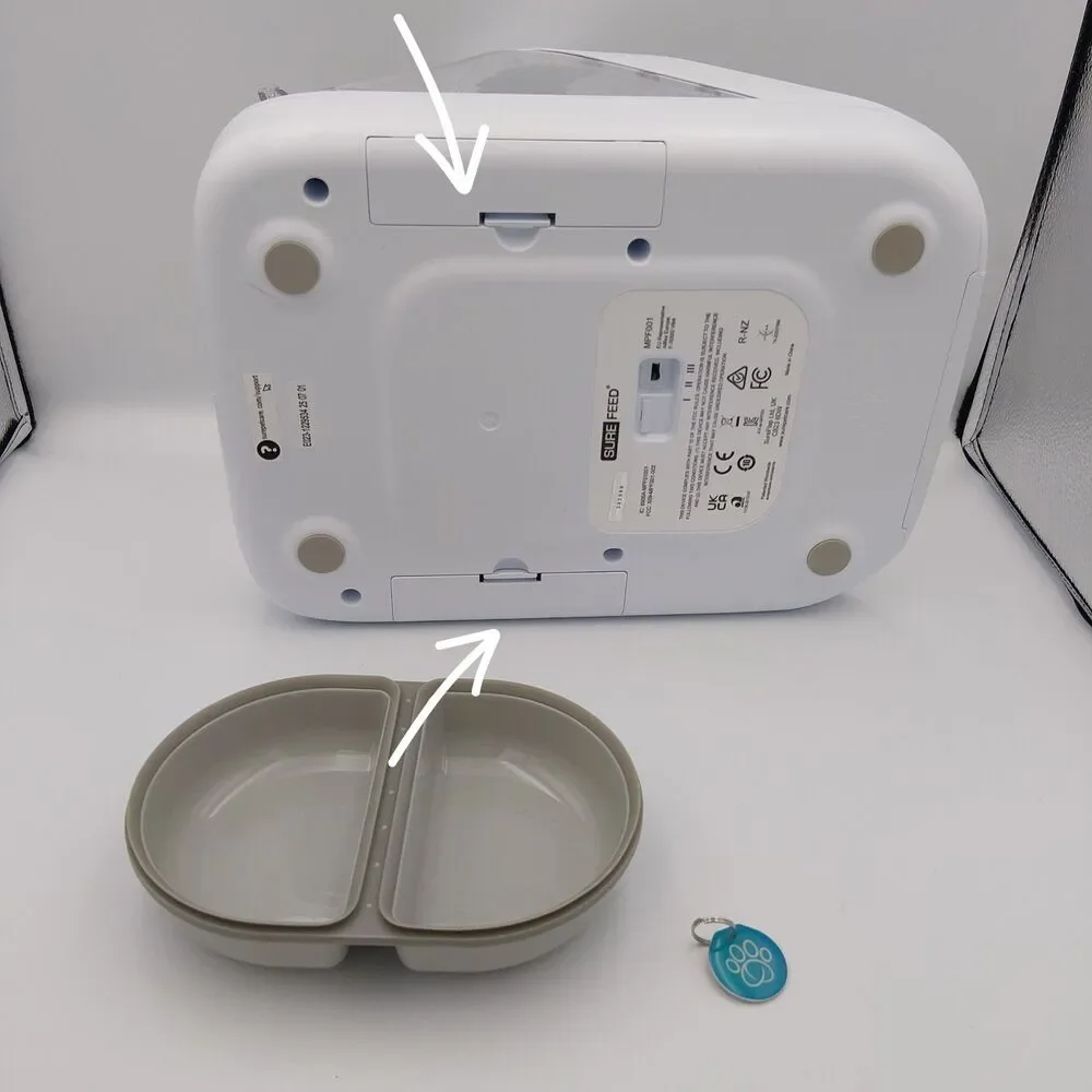 Sure Feed Microchip Pet Feeder Replacement Battery Covers - Left & Right
